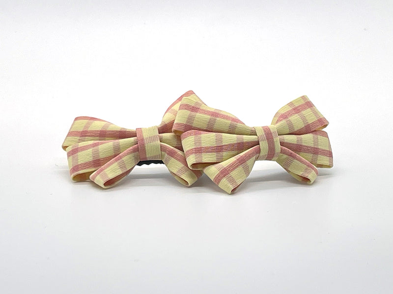 YELLOW BOW CLIP